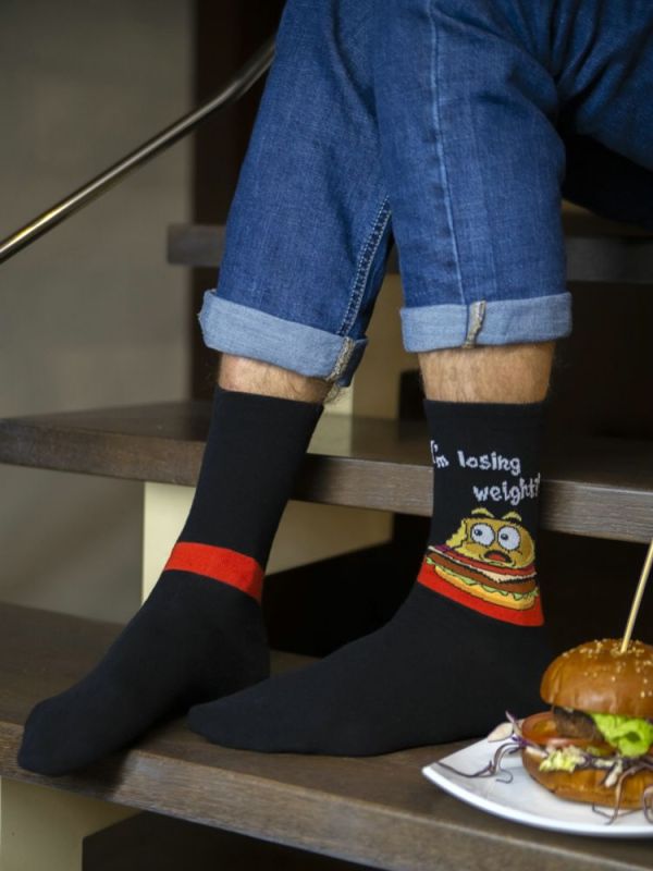 Socks for children Fast Food (3 pairs in a pack)