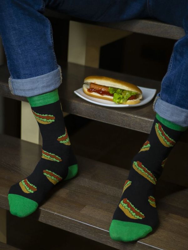 Socks for children Fast Food (3 pairs in a pack)