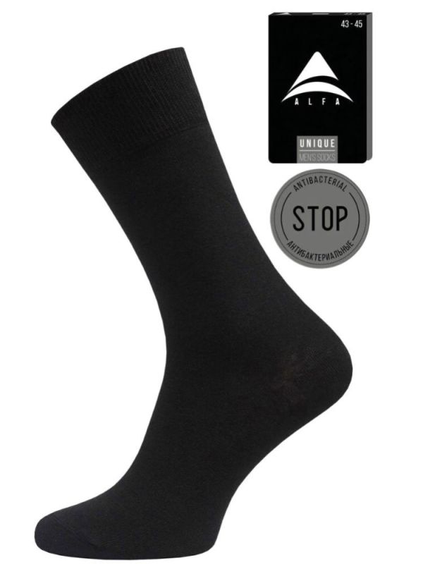 Socks men's Alfa Stop 18c2061 antibacterial