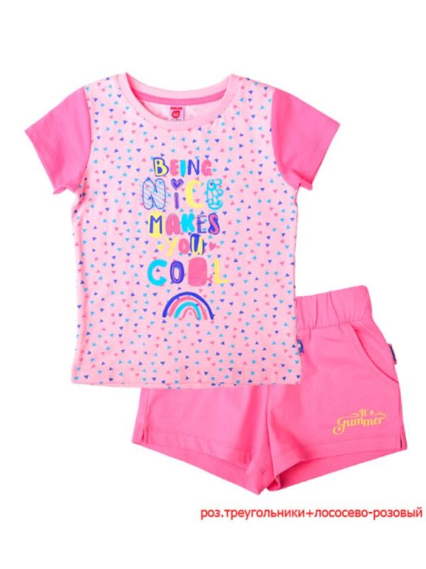 Set for girl (sweatshirt + shorts) K2264k103