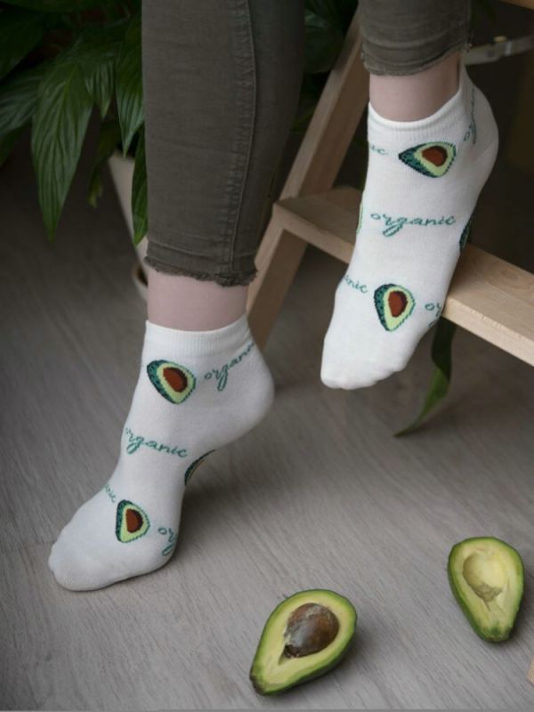 Women's Avocado Socks (6 pairs per pack)