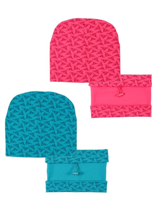 Cap+snood for girl (set) CH8193