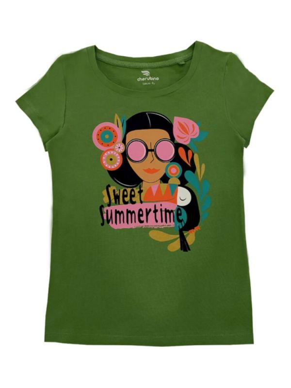 Girls' sweatshirt CSJG63141