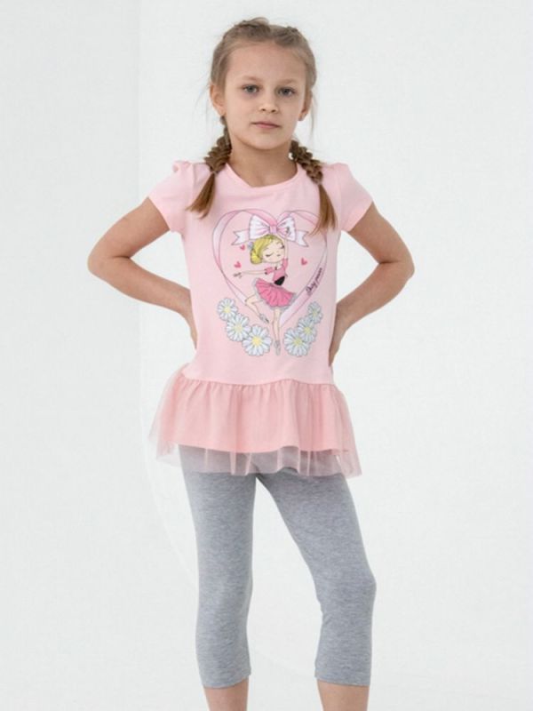 Set for girl (tunic+bridges) CSKG 90089