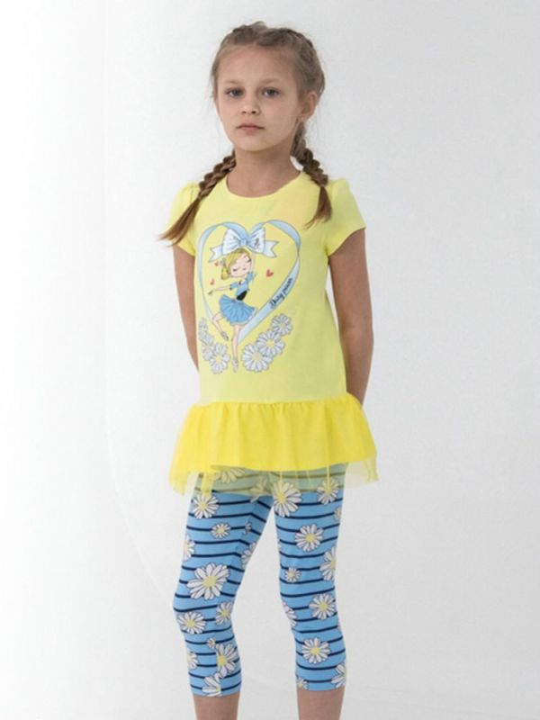 Set for girl (tunic+bridges) CSKG 90089