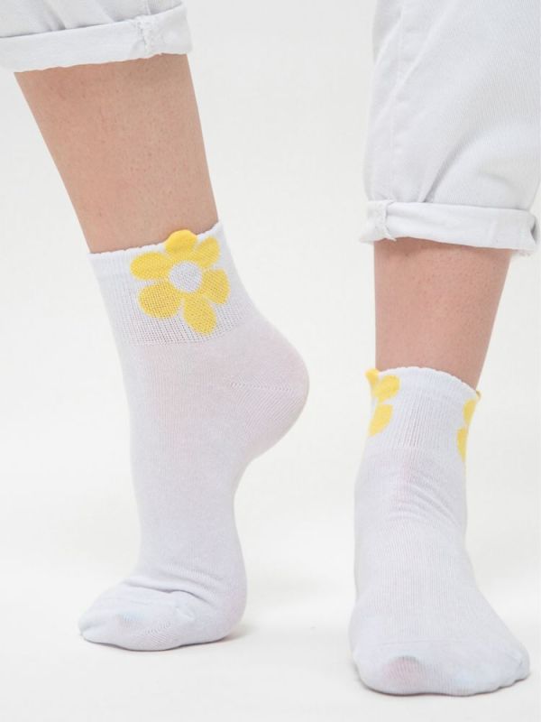 Women's socks Daisy (3 pairs in a pack)