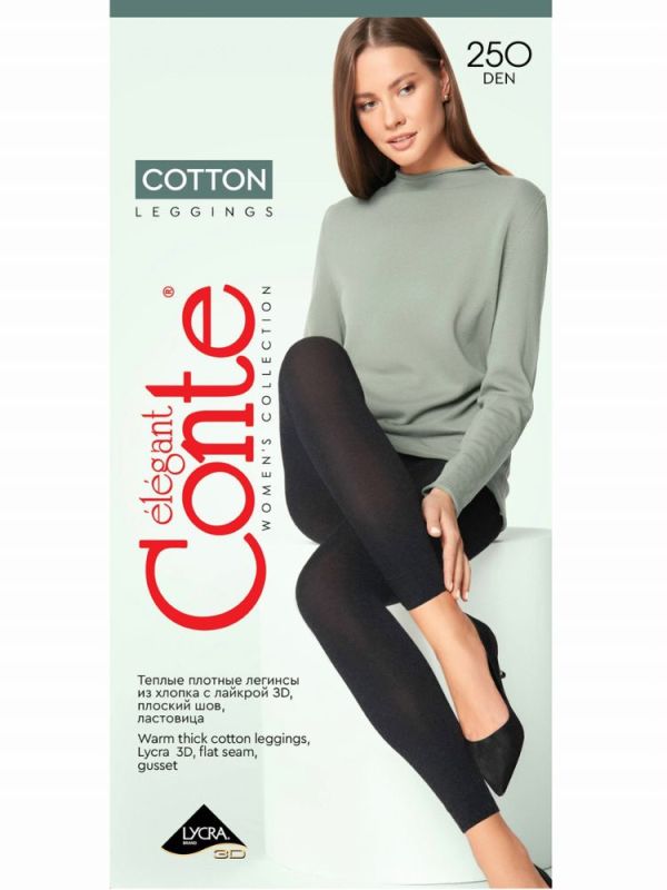 Women's leggings COTTON 250 Den