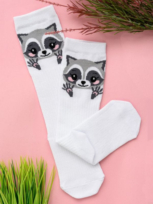 Children's socks Raccoon