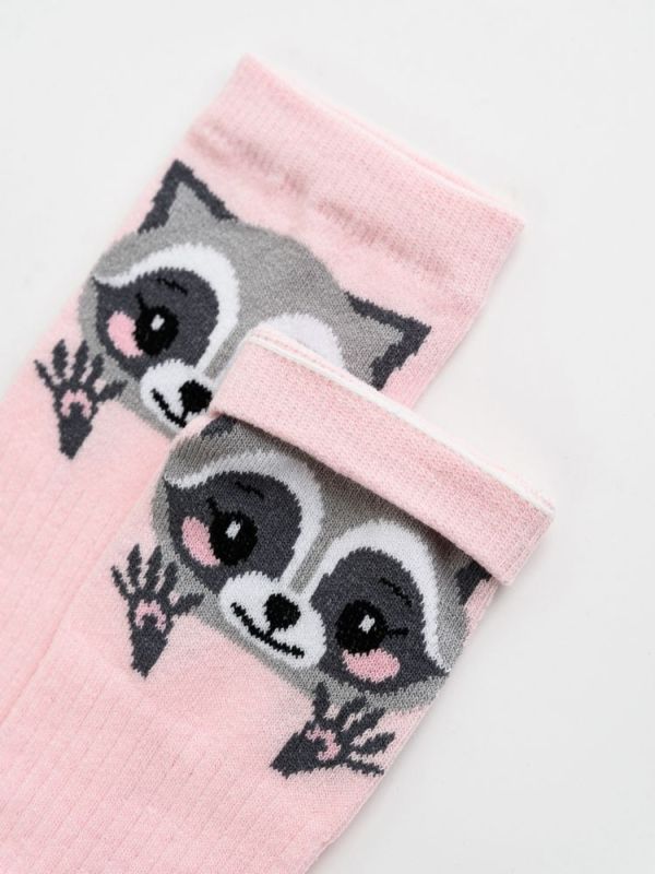 Children's socks Raccoon