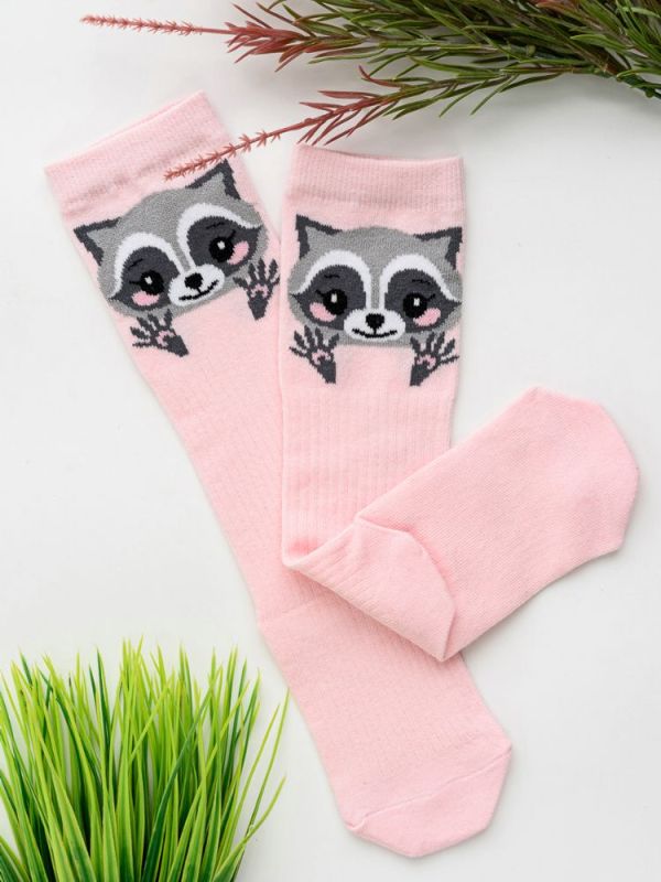 Children's socks Raccoon