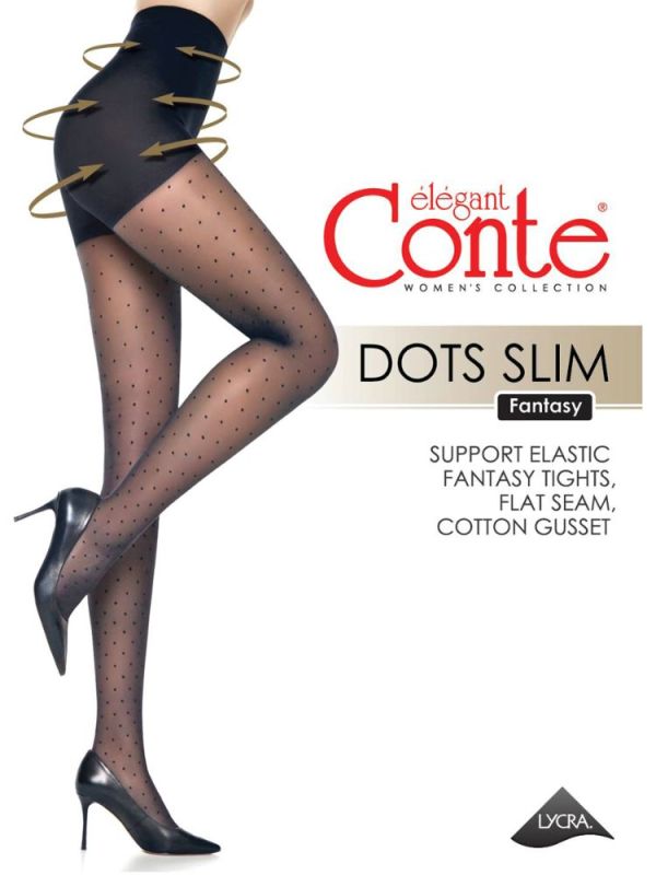 Women's tights FANTASY DOTS SLIM 40 den