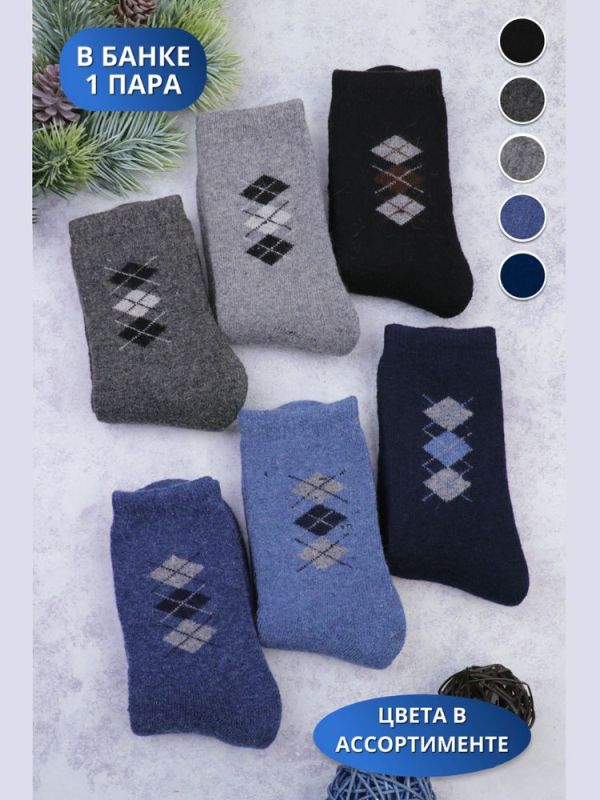 Men's GL724 terry wool socks (can)