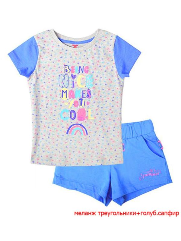 Set for girl (sweatshirt + shorts) K2264k103