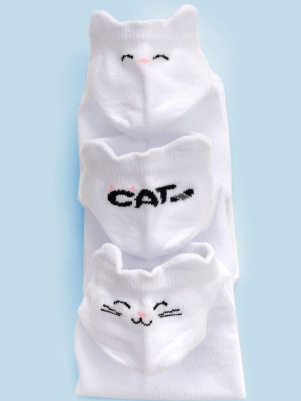 Women's Socks Cat (3 pairs in a pack)