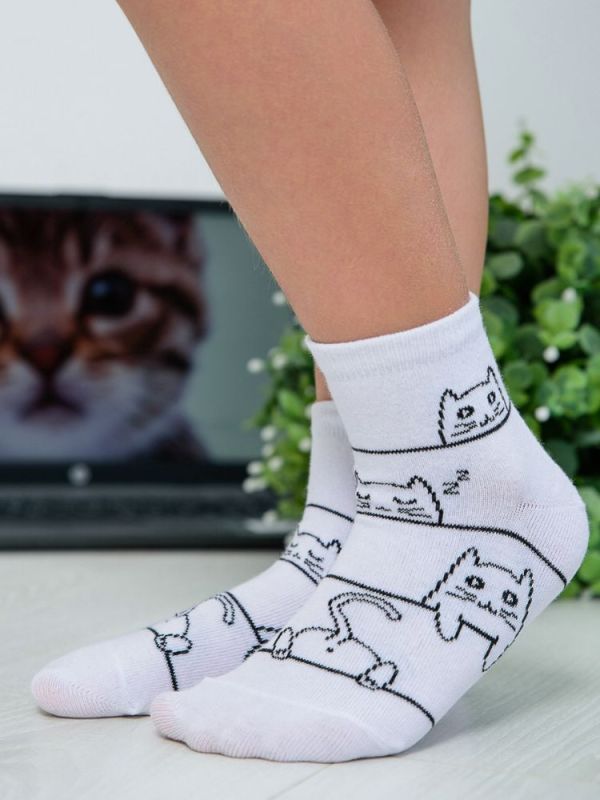 Socks for children Cats and Mice (3 pairs in a pack)