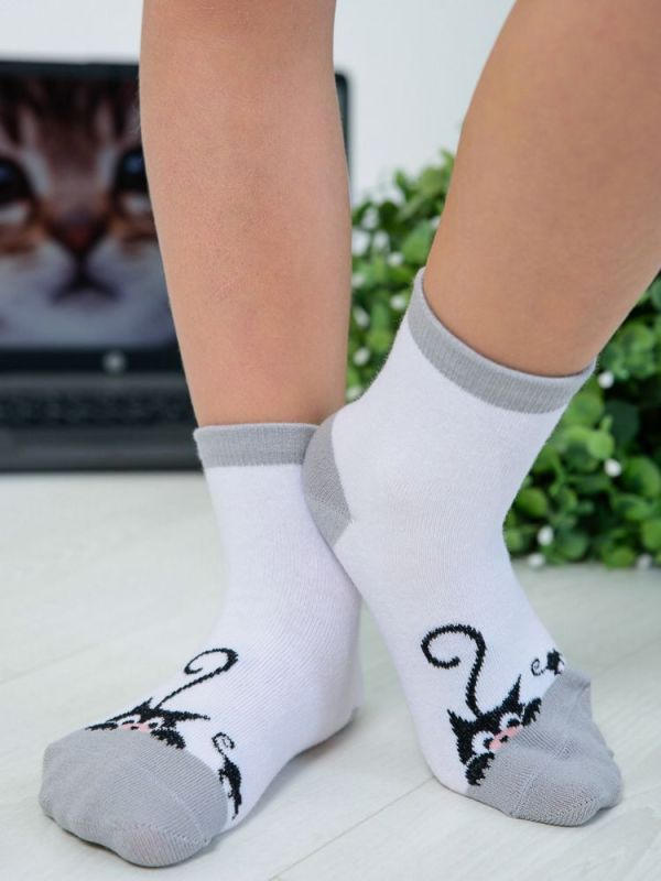 Socks for children Cats and Mice (3 pairs in a pack)