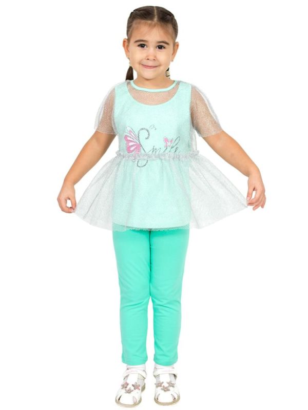 Set for girl (tunic + leggings) L2153-5729