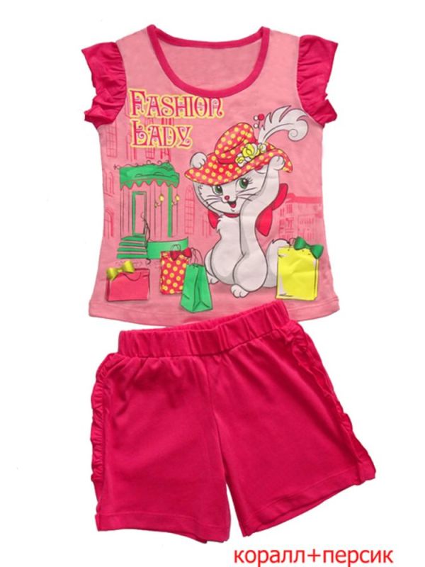 Set for girl (blouse+shorts) L621