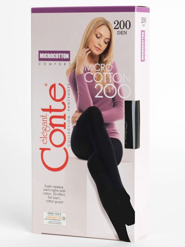 Tights women's MICROCOTTON 200 den