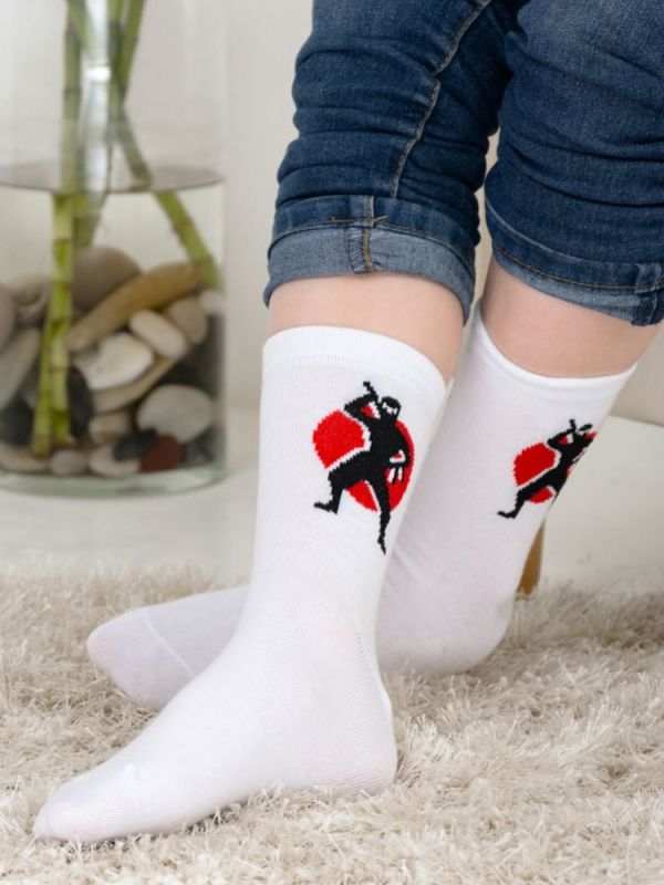 Ninja socks for kids (3 pairs per pack)