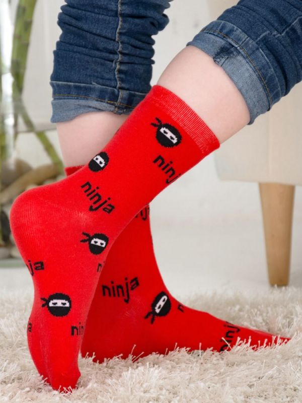 Ninja socks for kids (3 pairs per pack)