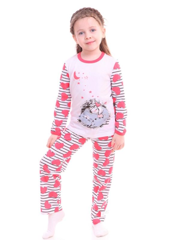 Pajamas for girl (sweatshirt+pants) R207857