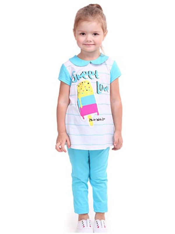 Suit for girl (tunic+pants) R608612