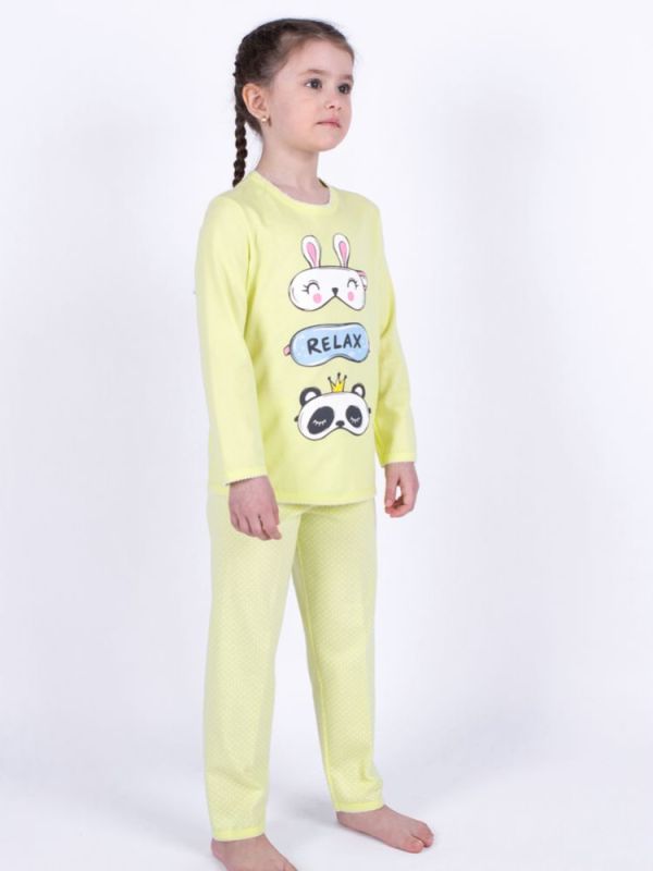 Pajamas for girl (sweatshirt+pants) B204501