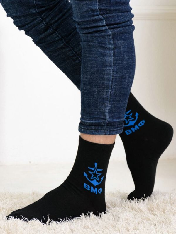 Men's Navy Socks (3 pairs per pack)